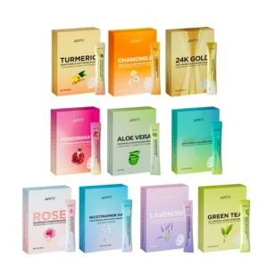 Jelly Mask Powder APPTI DIY Crystal Modeling Mask for Professional Spa Facial Hydrating & Brightening (12pcs/Box)