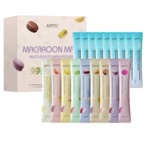 APPTI Jelly Mask Powder Macaroon Series DIY Modeling Peel Off Face Mask for Spa Hydration