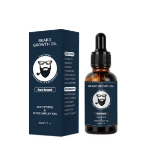 Beard Growth Oil for Men Softening & Nourishing Argan Oil Formula 30ml