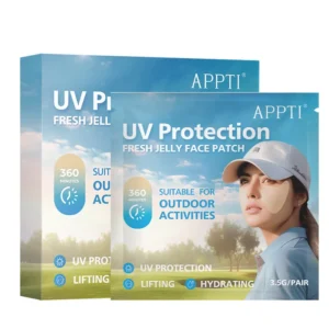 UV Protection Jelly Face Patch Cooling Ice Mask for Outdoor Sports Lifting & Hydrating APPTI